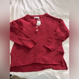 Free People Hailee Sweater Set size small in color Craisin